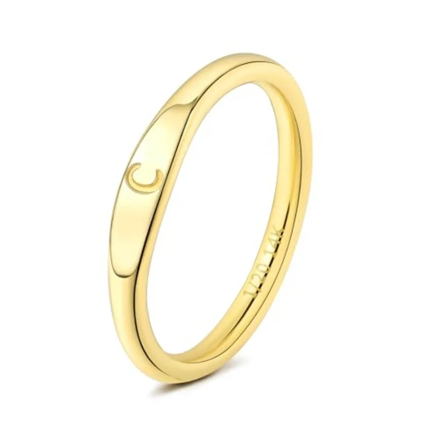 Gold Initial Rings for Women Non Tarnish Thumb Rings for Teen Girls 14K Gold plated for Women
Gold Initial Rings for Women Non Tarnish Thumb Rings for Teen Girls 14K Gold plated for Women