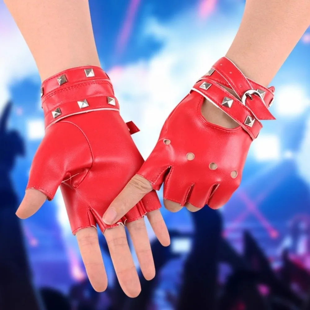 Unisex Punk Rivets Belt Wrist Gloves Anti-Slip Cool Driving Gloves Trendy Breathable Fingerless Mittens Party
Unisex Punk Rivets Belt Wrist Gloves Anti-Slip Cool Driving Gloves Trendy Breathable Fingerless Mittens Party