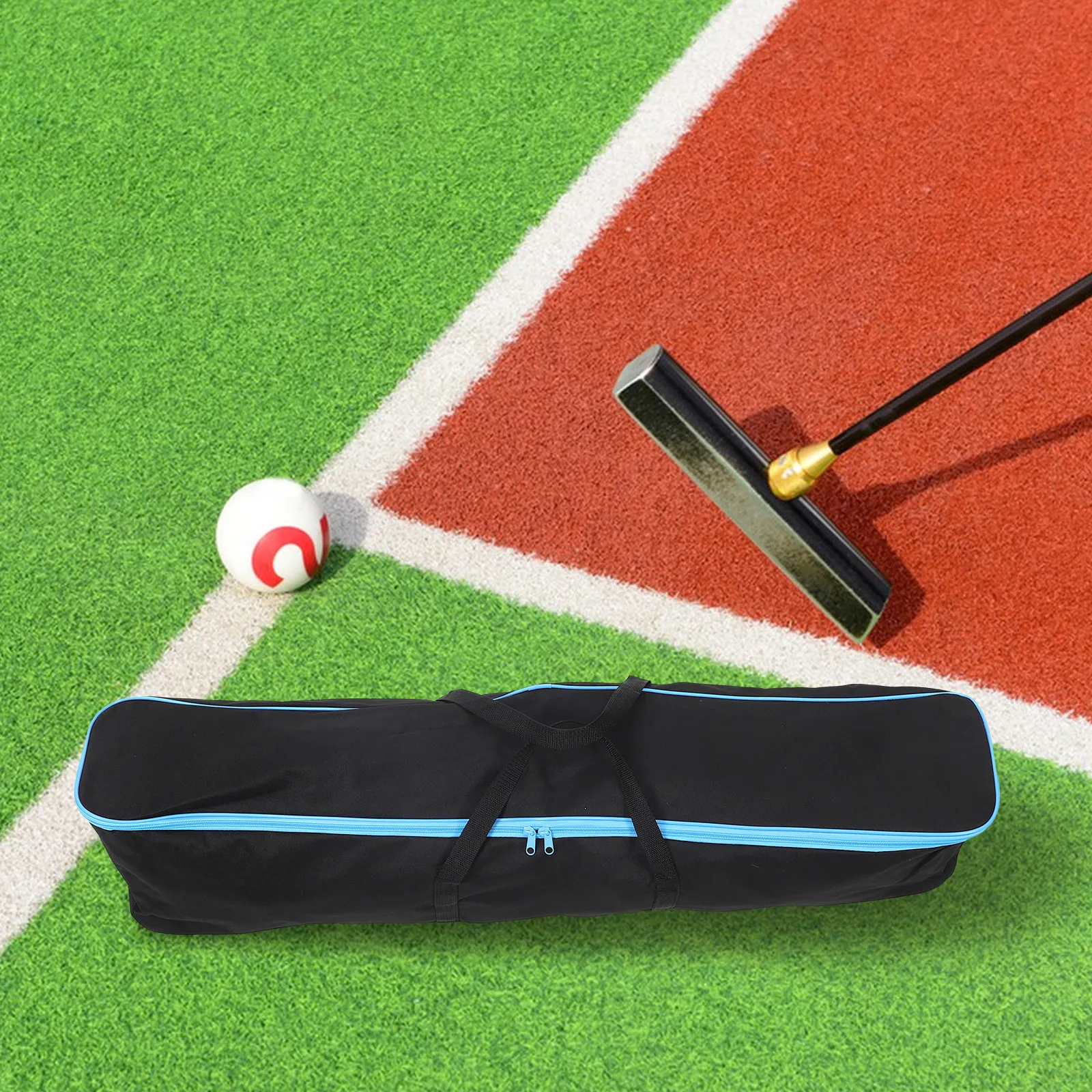 Croquet Mallet Bag Heavy Duty Oxford Fabric Foldable Holder Adjustable Strap Shockproof Travel Cover Wear Resistant Pouch
Croquet Mallet Bag Heavy Duty Oxford Fabric Foldable Holder Adjustable Strap Shockproof Travel Cover Wear Resistant Pouch