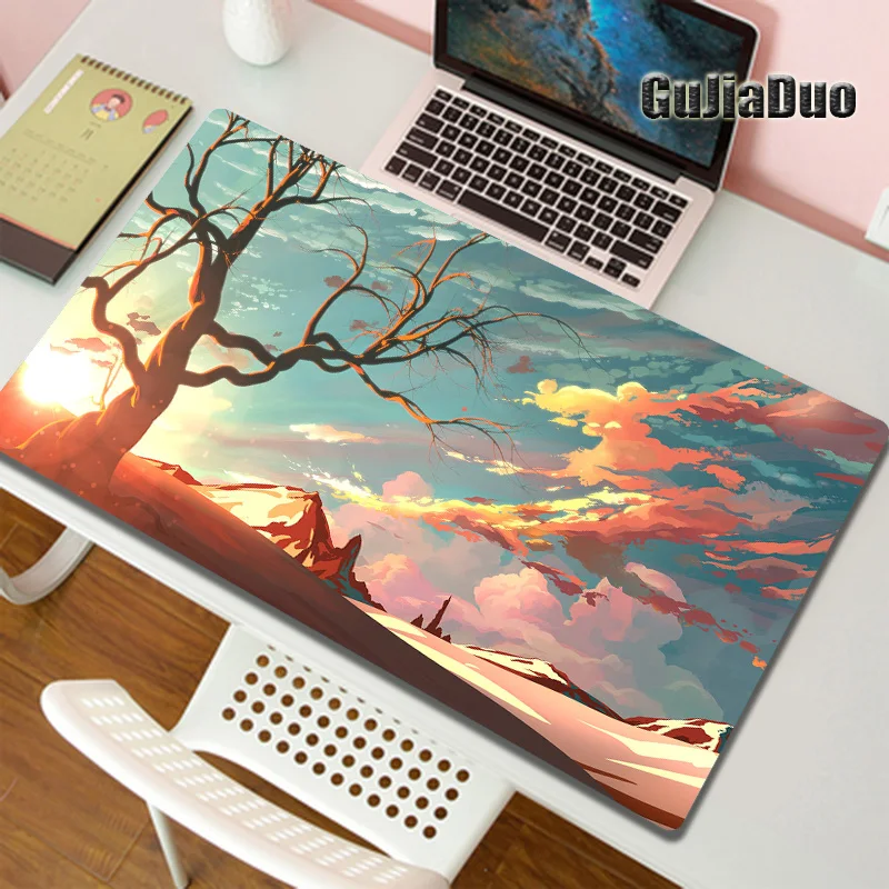 GuJiaDuo Art Landscape Large Size Mouse Pad XXL Natural Rubber Non-slip Gaming Accessories Anime Mousepad Gamer Table Desk Mat
GuJiaDuo Art Landscape Large Size Mouse Pad XXL Natural Rubber Non-slip Gaming Accessories Anime Mousepad Gamer Table Desk Mat