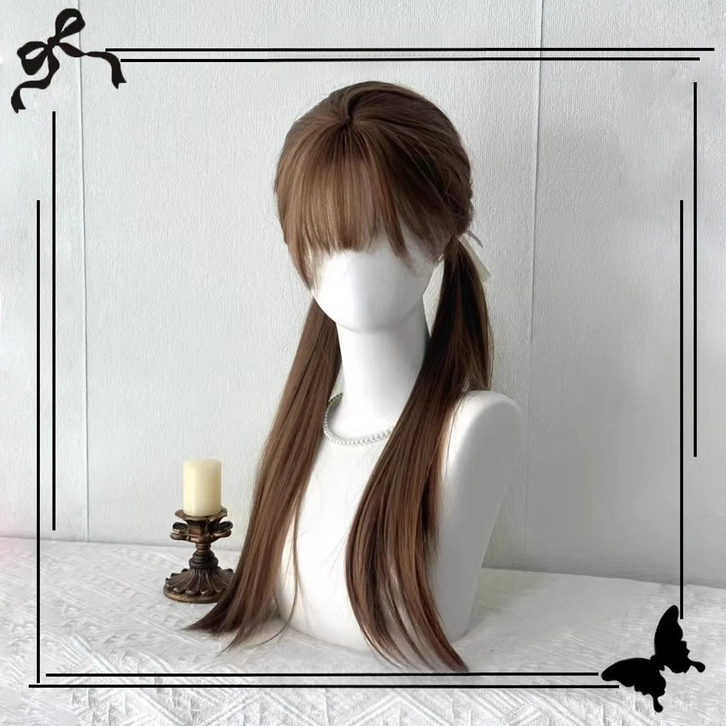 Synthetic Full Wig for Women - Long, Super Cute Straight Hair, Sweet Girl, Shotacon, Japanese Style
Synthetic Full Wig for Women - Long, Super Cute Straight Hair, Sweet Girl, Shotacon, Japanese Style