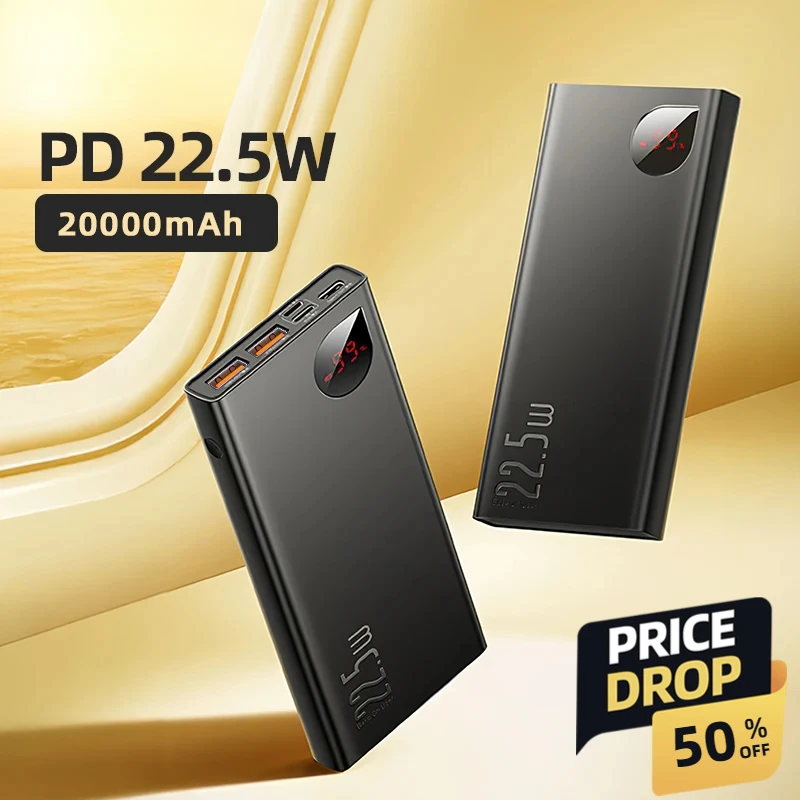 2025 Power Bank 20000mAh Portable Charger Powerbank 10000mAh External Battery PD 22.5W Fast Charging For iPhone 16 15 Xiaomi
2025 Power Bank 20000mAh Portable Charger Powerbank 10000mAh External Battery PD 22.5W Fast Charging For iPhone 16 15 Xiaomi