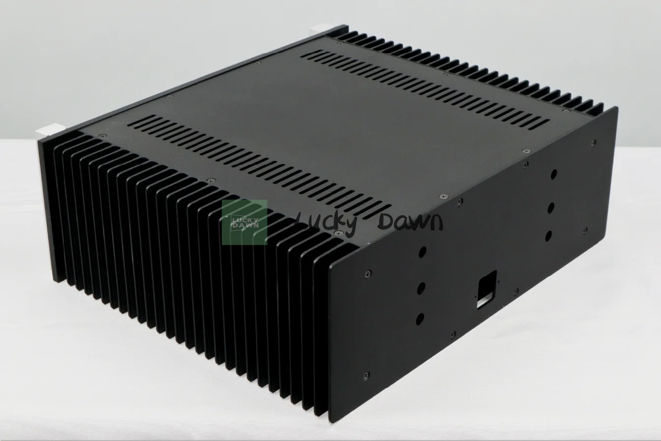 430 wide and 150 high all-aluminum power amplifier chassis Class A rear chassis all-aluminum chassis
430 wide and 150 high all-aluminum power amplifier chassis Class A rear chassis all-aluminum chassis