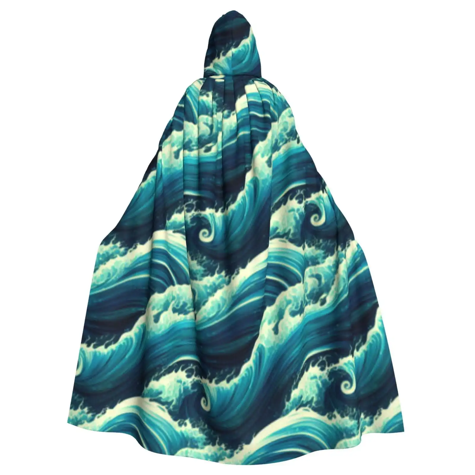 Unisex Hooded Cloak Adult Lightweight Overcoat Waves Background Cloak For Halloween Cosplay Costumes
Unisex Hooded Cloak Adult Lightweight Overcoat Waves Background Cloak For Halloween Cosplay Costumes