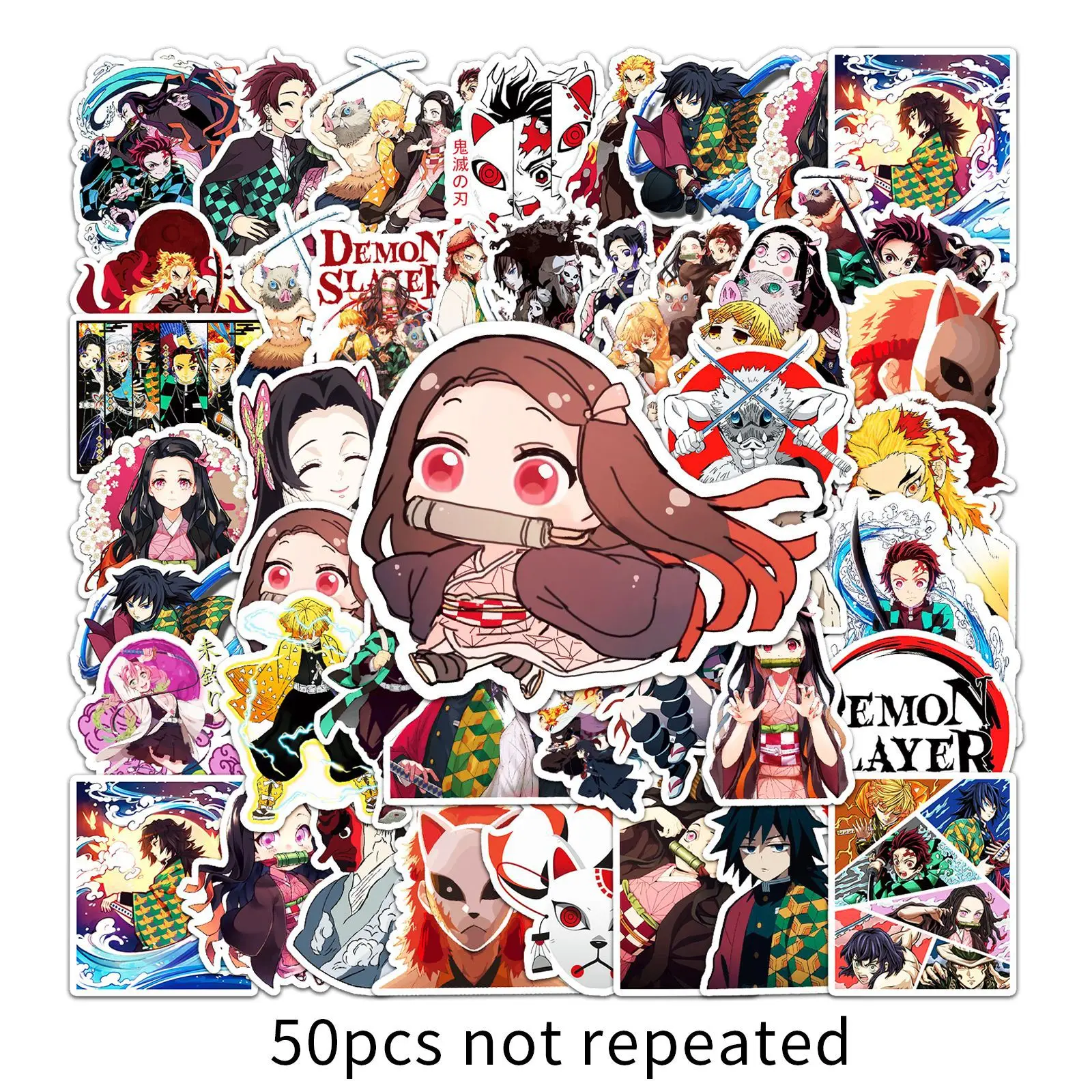 50PCS Demon Slayer Stickers | Waterproof Anime Decals Graffiti Stickers for Laptop, Skateboard, Water Bottle, Phone ,Gift
50PCS Demon Slayer Stickers | Waterproof Anime Decals Graffiti Stickers for Laptop, Skateboard, Water Bottle, Phone ,Gift