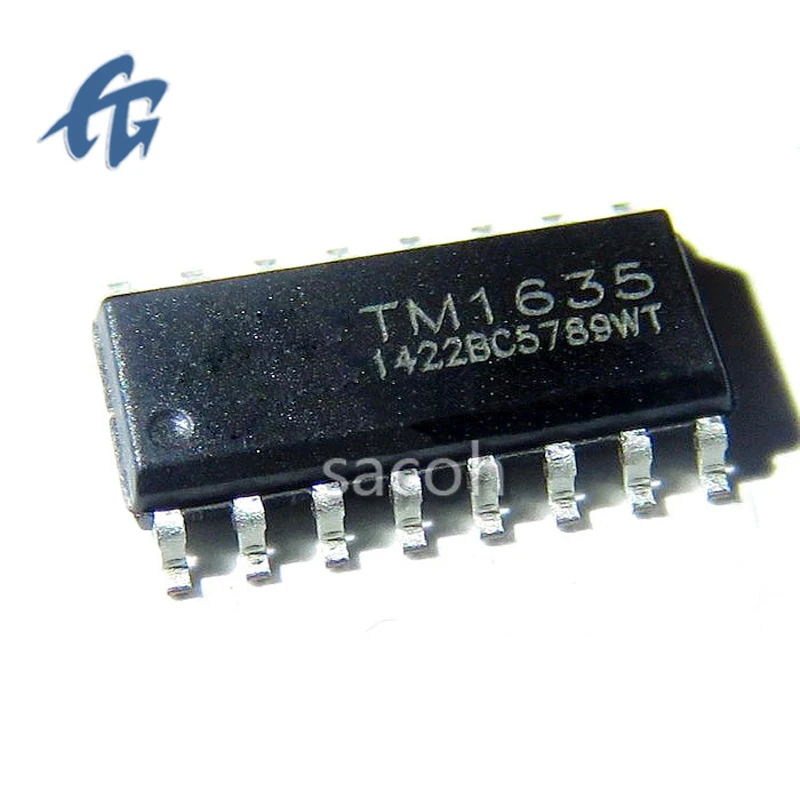 Новый оригинальный цифровой Транзистор TM1635 SOP16, драйвер чипа IC интегральной схемы хорошего качества, 20 шт.
Новый оригинальный цифровой Транзистор TM1635 SOP16, драйвер чипа IC интегральной схемы хорошего качества, 20 шт.