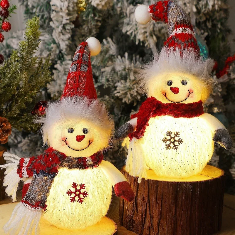 2 Pack Christmas Table Decorations 10 Inch Lighted Plush Snowmen Figurines Light Up Snowman Battery Operated Xmas Gifts
2 Pack Christmas Table Decorations 10 Inch Lighted Plush Snowmen Figurines Light Up Snowman Battery Operated Xmas Gifts