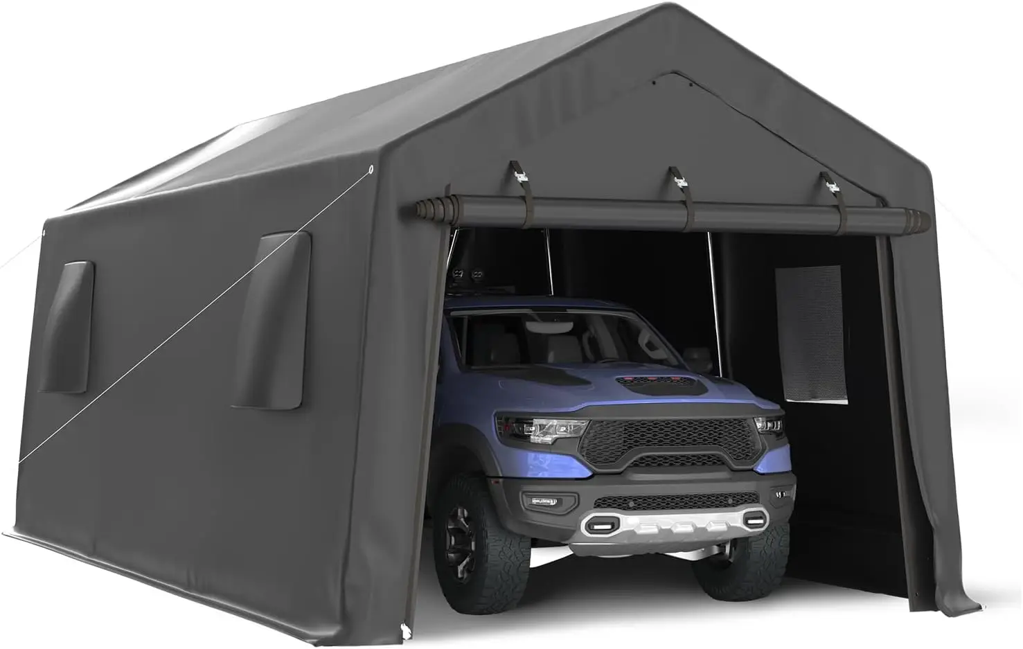 UDPATIO 10x20 FT Carport Heavy Duty, Peak Roof Portable Garage Waterproof Anti-Snow UV-Resistant Car Port with Roll-up Doors
UDPATIO 10x20 FT Carport Heavy Duty, Peak Roof Portable Garage Waterproof Anti-Snow UV-Resistant Car Port with Roll-up Doors