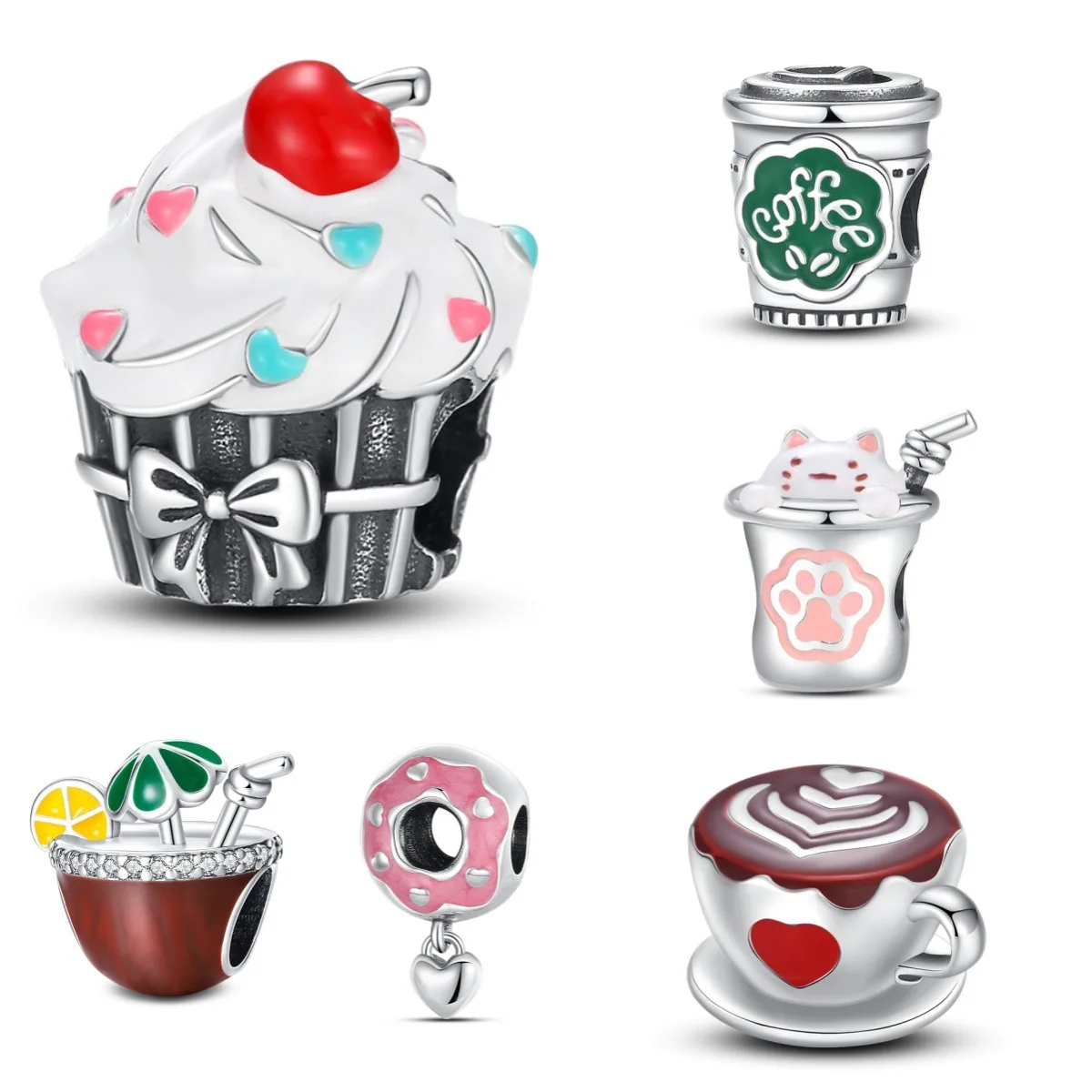 New Miniso Fashion Cake Coffee Charm Beads Suitable for Original Women's Bracelets Jewelry Accessories Gifts
New Miniso Fashion Cake Coffee Charm Beads Suitable for Original Women's Bracelets Jewelry Accessories Gifts
