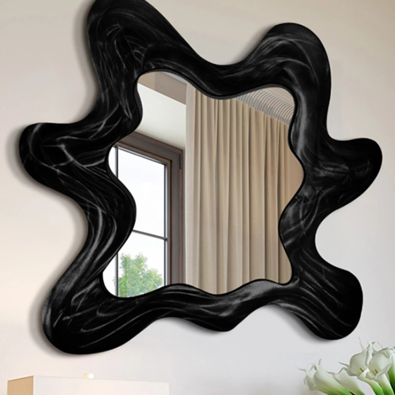 Customized irregular creative porch mirror Nordic minimalist art decorative mirror wall-mounted ins wind shaped bathroom makeup
Customized irregular creative porch mirror Nordic minimalist art decorative mirror wall-mounted ins wind shaped bathroom makeup