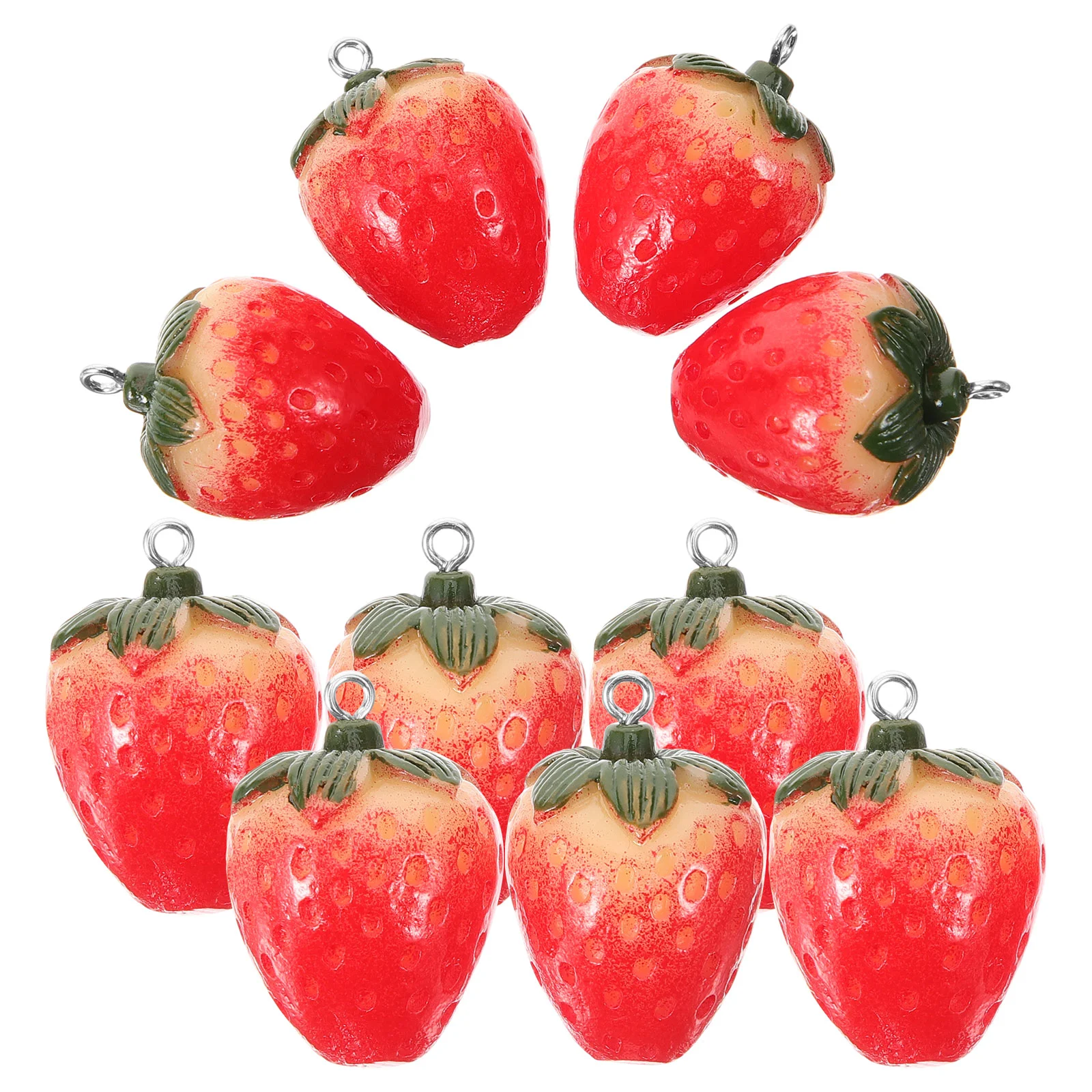 10pcs Strawberry Resin Jewelry Charms Pendant Earrings Keychain Accessories Fruit Decorations Crafting Supplies
10pcs Strawberry Resin Jewelry Charms Pendant Earrings Keychain Accessories Fruit Decorations Crafting Supplies