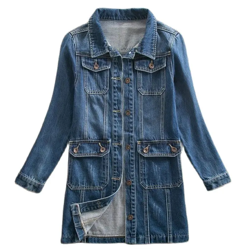 Spring Women's Denim Jacket Loose Casual Long Sleeve Jeans Outwear Plus Size 6XL Ladies Multi-pocket Windbreaker Coat XQ298
Spring Women's Denim Jacket Loose Casual Long Sleeve Jeans Outwear Plus Size 6XL Ladies Multi-pocket Windbreaker Coat XQ298