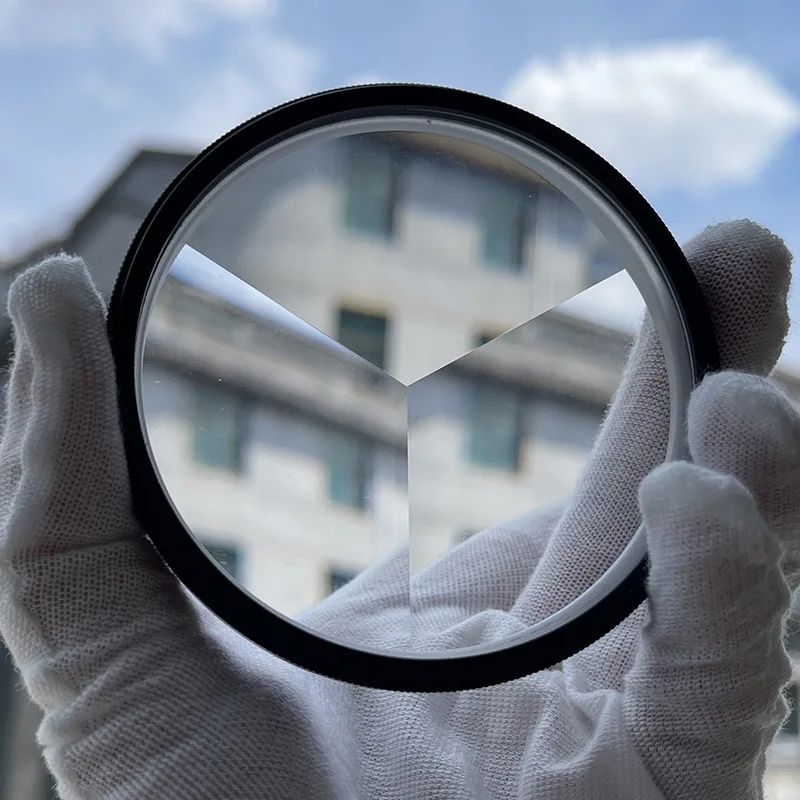 Triangular Prism Mirror Repeat Effect Filter Camera Accessories Prism Splitting DSLR Lens Photography and Videography
Triangular Prism Mirror Repeat Effect Filter Camera Accessories Prism Splitting DSLR Lens Photography and Videography