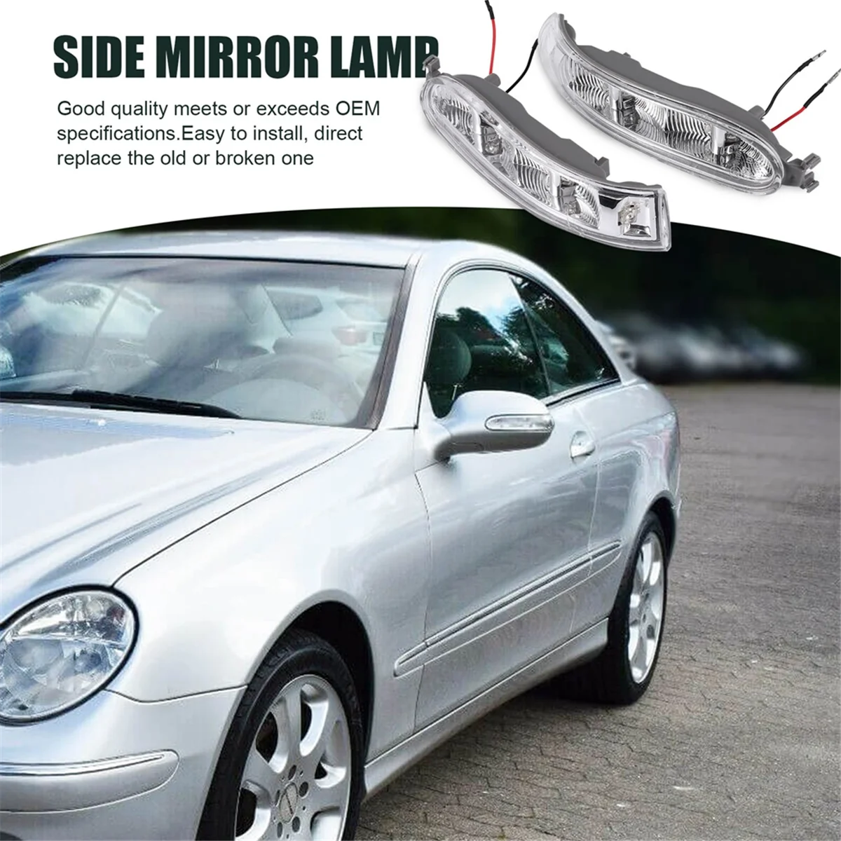 Светодиодная лампа бокового зеркала автомобиля для Mercedes Benz CLK Class W209 C209 2002-2009, указатель поворота зеркала заднего вида A 2308200821 Р
Светодиодная лампа бокового зеркала автомобиля для Mercedes Benz CLK Class W209 C209 2002-2009, указатель поворота зеркала заднего вида A 2308200821 Р