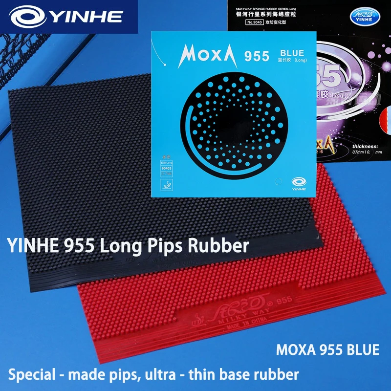 Оригинальный YINHE 955, длинные шипы, резиновый лист для настольного тенниса OX, наступательный тип, резиновая губка для пинг-понга 0,7 мм, губка для пинг-понга ITTF
Оригинальный YINHE 955, длинные шипы, резиновый лист для настольного тенниса OX, наступательный тип, резиновая губка для пинг-понга 0,7 мм, губка для пинг-понга ITTF