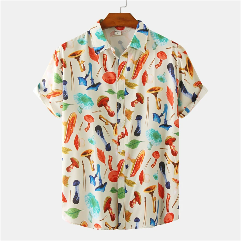 Cute Fashion Mushroom 3D Print Shirt for Men Casual Button up Short Sleeves Hawaiian Travel Hiphop Casual Male Clothing Blouses
Cute Fashion Mushroom 3D Print Shirt for Men Casual Button up Short Sleeves Hawaiian Travel Hiphop Casual Male Clothing Blouses