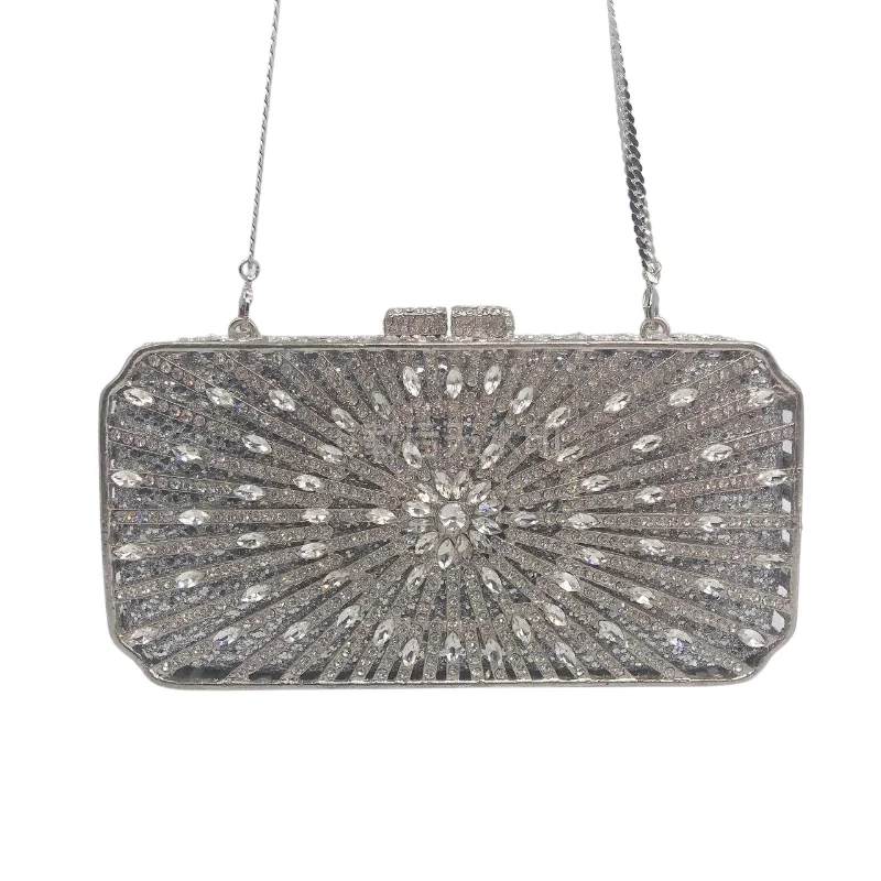 Diamond - Encrusted Dinner Bag With An Empty Metal Hard Box, Long Square Diamond Bag Women. Perfect For Matching Banquet Dresses
Diamond - Encrusted Dinner Bag With An Empty Metal Hard Box, Long Square Diamond Bag Women. Perfect For Matching Banquet Dresses