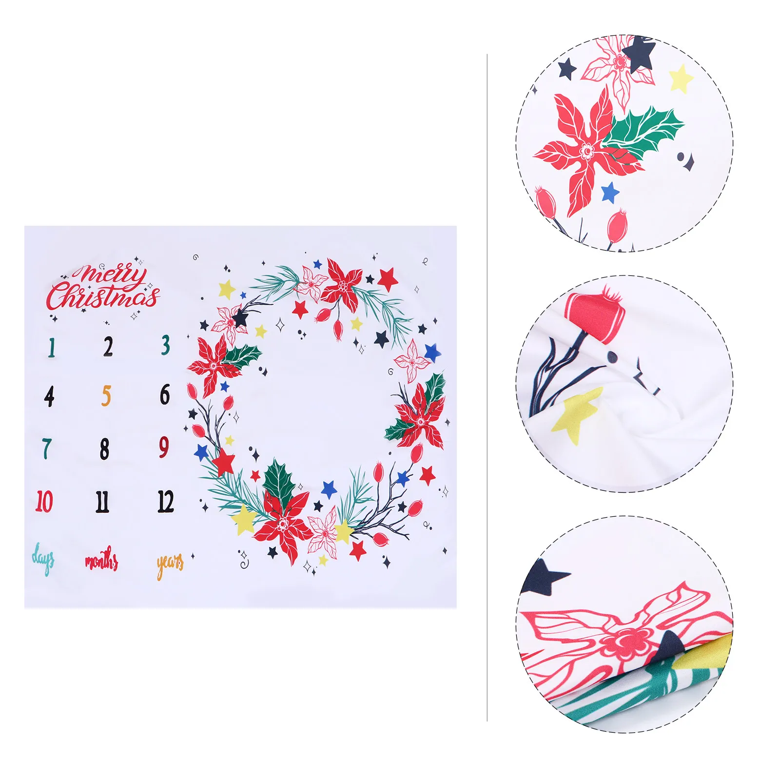 1pc Baby Photography Props 100 Days Christmas Background Cloth Birthday Party Photo Shoot Flower Cartoon Backdrop Scene
1pc Baby Photography Props 100 Days Christmas Background Cloth Birthday Party Photo Shoot Flower Cartoon Backdrop Scene