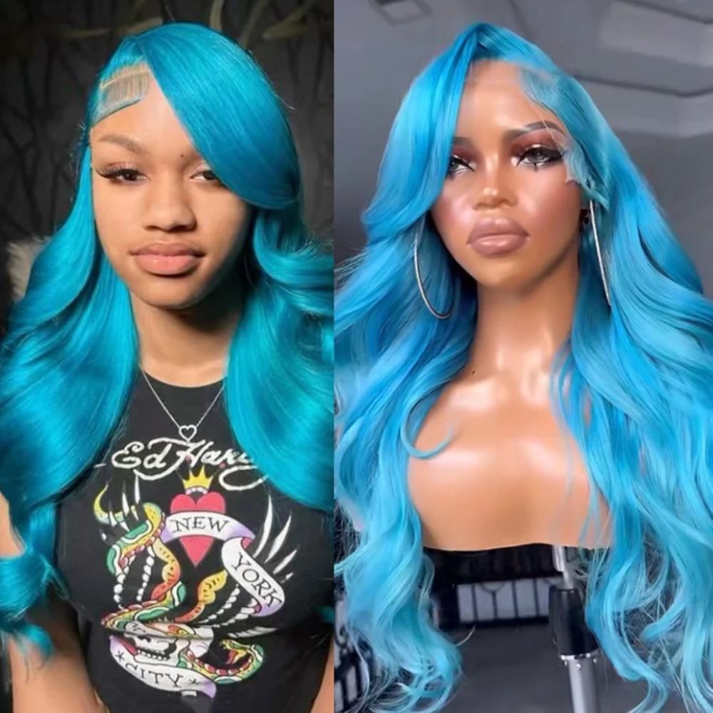 Blue Lace Front Wig Long Body Wave Synthetic Hair Wigs 13x4 Glueless Daily Waer Heat Resistant Fiber Hair Daily Wear Cosplay
Blue Lace Front Wig Long Body Wave Synthetic Hair Wigs 13x4 Glueless Daily Waer Heat Resistant Fiber Hair Daily Wear Cosplay