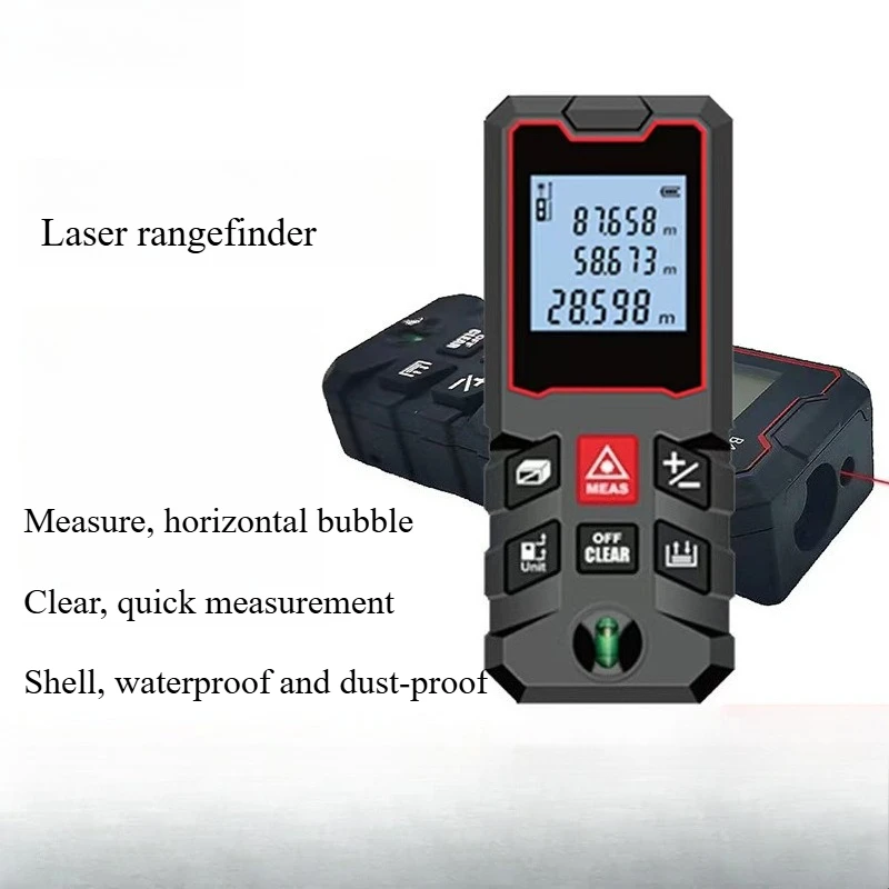 Laser rangefinder battery 80 meters handheld indoor and outdoor electronic measuring instrument multi-function intelligent
Laser rangefinder battery 80 meters handheld indoor and outdoor electronic measuring instrument multi-function intelligent