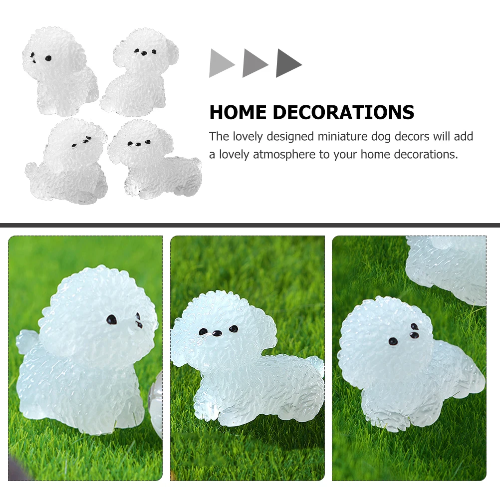 12 Night Figurines Mini Resin Puppy Statues Home Decor Tabletop Succulents Miniature Garden Crafts GlowInDark
12 Night Figurines Mini Resin Puppy Statues Home Decor Tabletop Succulents Miniature Garden Crafts GlowInDark