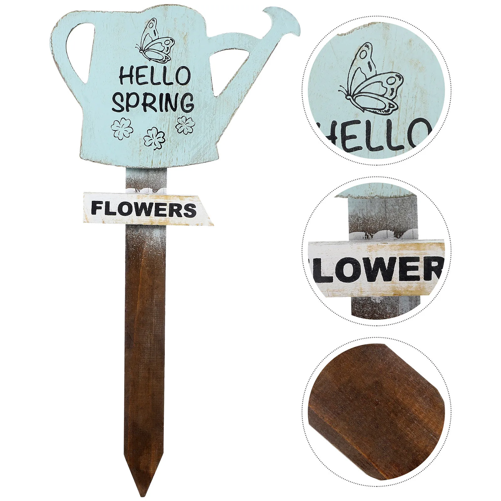 Watering Can Wood Plant Stake Cute Garden Decor For Flower Pot Yard Decoration Wooden Garden Stakes Landscaping Ornament
Watering Can Wood Plant Stake Cute Garden Decor For Flower Pot Yard Decoration Wooden Garden Stakes Landscaping Ornament