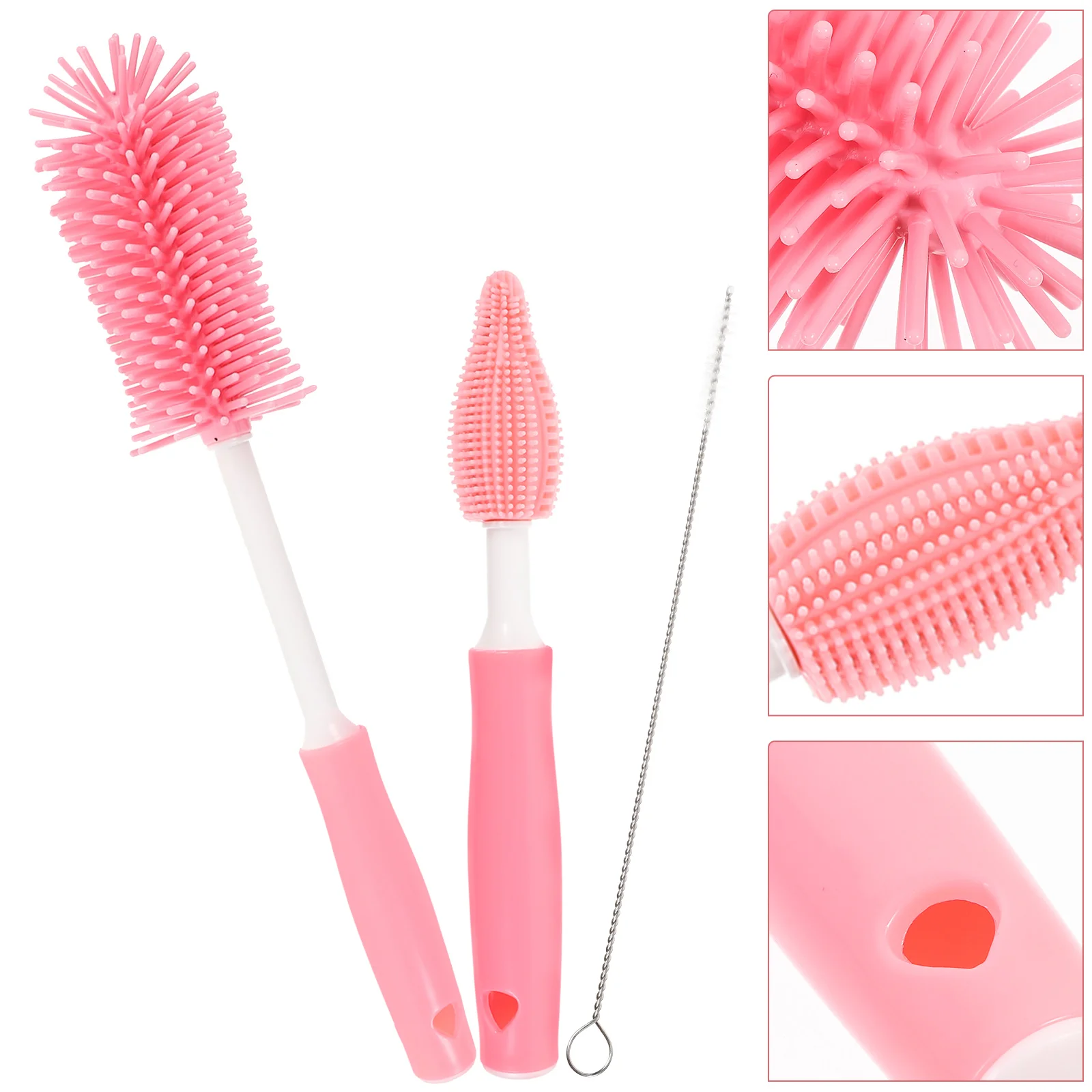 1 set Bottle Cleaning Brush Set Multifunctional Baby Bottles Cleaner Long Neck Silica Gel Portable Bottle Supply
1 set Bottle Cleaning Brush Set Multifunctional Baby Bottles Cleaner Long Neck Silica Gel Portable Bottle Supply