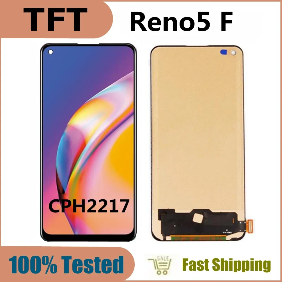 6.43" TFT For OPPO Reno5 F CPH2217 LCD Display Touch Screen Digitizer Assembly For OPPO Reno 5 f Reno 5F Display
6.43" TFT For OPPO Reno5 F CPH2217 LCD Display Touch Screen Digitizer Assembly For OPPO Reno 5 f Reno 5F Display