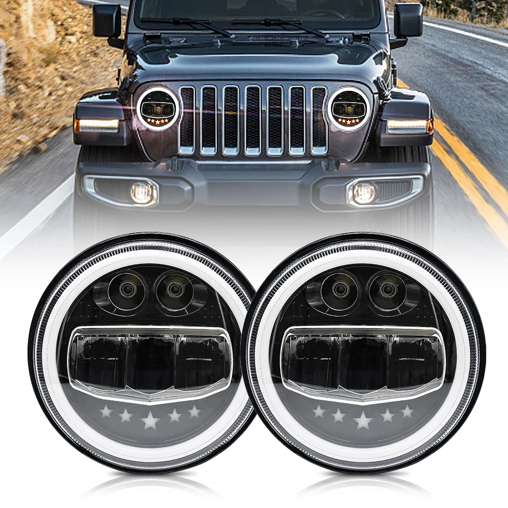 200W 7 Inch LED Car Motorcycle Headlight Assembly For Harley Yamaha Jeep TJ JK Hummer Wrangler Angel Eye Headlamp
200W 7 Inch LED Car Motorcycle Headlight Assembly For Harley Yamaha Jeep TJ JK Hummer Wrangler Angel Eye Headlamp