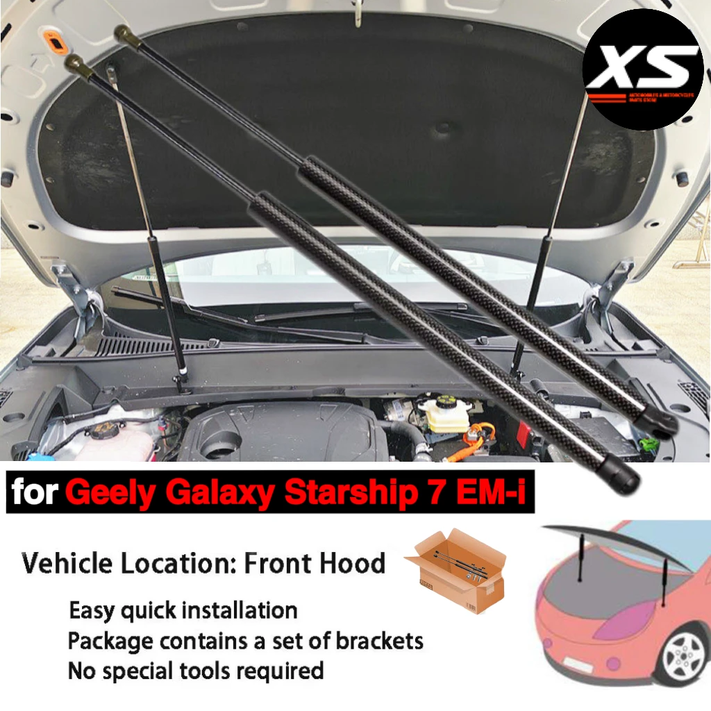 For Geely Galaxy Starship 7 EM-i 2024-2026 Front Bonnet Hood Modify Gas Struts Lift Support Shock Cylinder Dampers Piston Rod
For Geely Galaxy Starship 7 EM-i 2024-2026 Front Bonnet Hood Modify Gas Struts Lift Support Shock Cylinder Dampers Piston Rod
