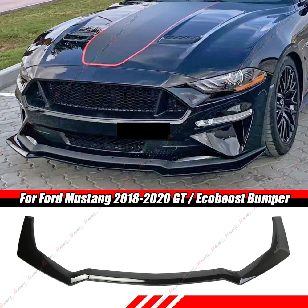 3Pcs For Ford Mustang 2018-2023 Gloss Black Front Bumper Lip Body Kit Spoiler Front Spoiler Lower Lip Splitte
3Pcs For Ford Mustang 2018-2023 Gloss Black Front Bumper Lip Body Kit Spoiler Front Spoiler Lower Lip Splitte