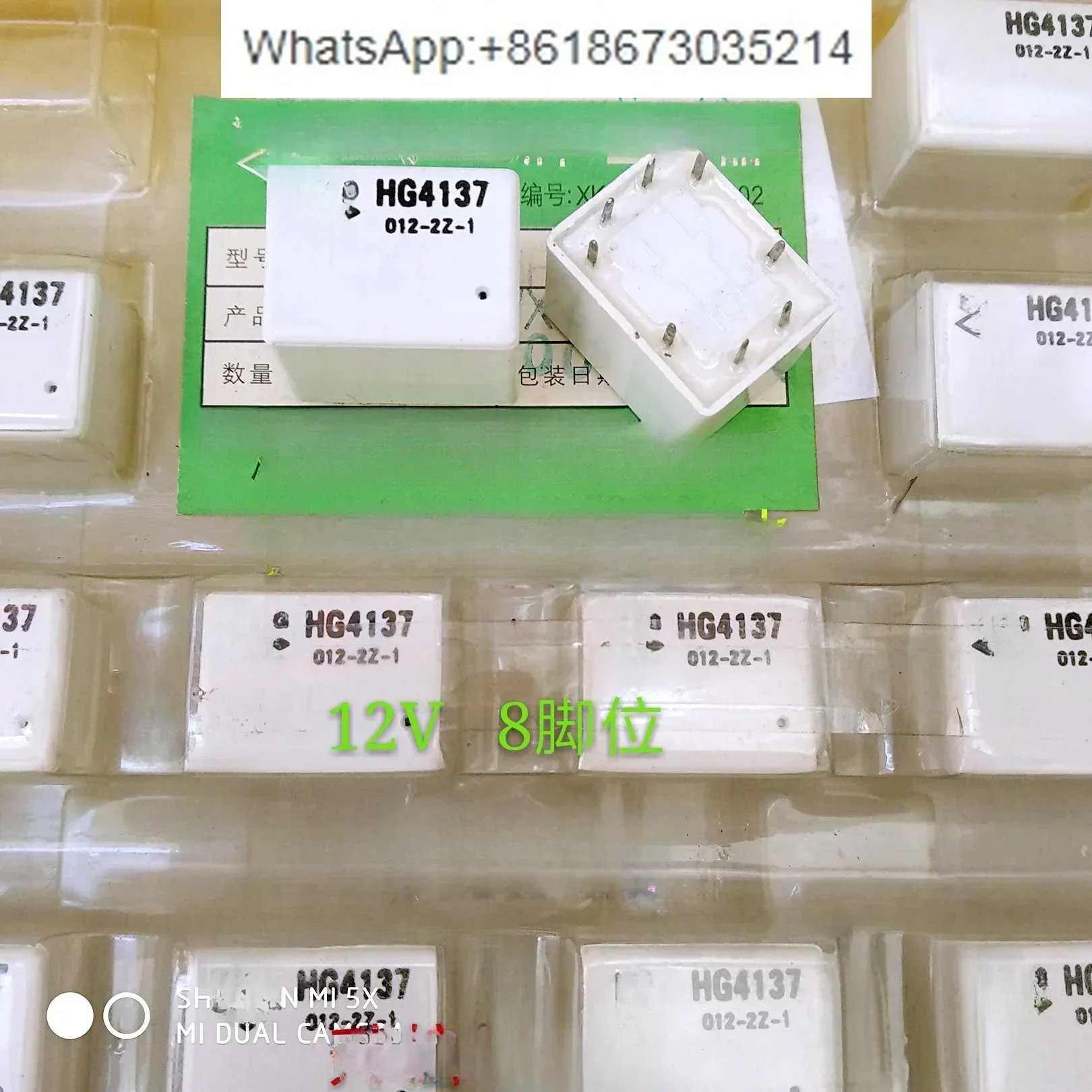 100 реле PCSHG4137-012-2Z-1 12 В постоянного тока, два открытых и два закрытых 8 контактов
100 реле PCSHG4137-012-2Z-1 12 В постоянного тока, два открытых и два закрытых 8 контактов