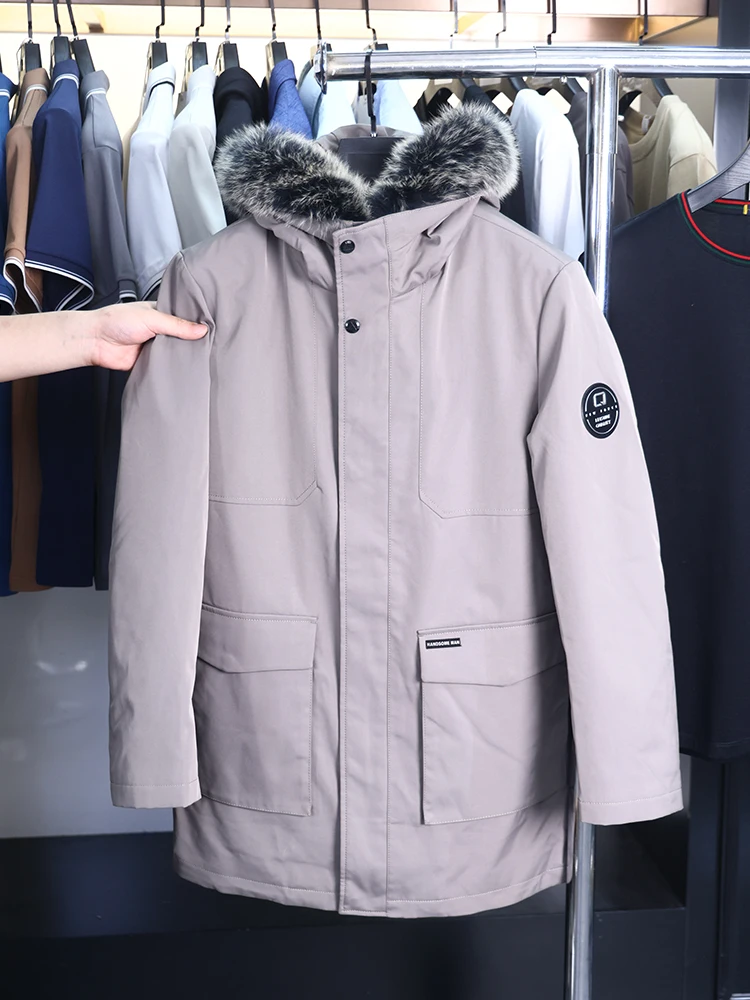 Homesi Men's Comfortable Casual Hooded Fur Jaet Windproof Warmth Autumn Winter Faion Outerwear without Brand Registration
Homesi Men's Comfortable Casual Hooded Fur Jaet Windproof Warmth Autumn Winter Faion Outerwear without Brand Registration