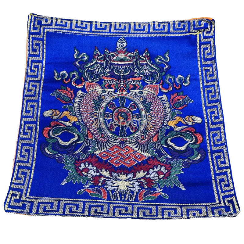 Tibetan Style Temple Decoration Cloth Mat Bell Pestle Pad Buddha Statue Cushion
Tibetan Style Temple Decoration Cloth Mat Bell Pestle Pad Buddha Statue Cushion