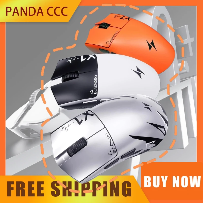 Original ATK X1 Air Master+ Mouse 48g Lightweight Wireless Bluetooth Nordic54 Gaming Mouses PAW3955 MASTER 8K Gamer Accessories
Original ATK X1 Air Master+ Mouse 48g Lightweight Wireless Bluetooth Nordic54 Gaming Mouses PAW3955 MASTER 8K Gamer Accessories