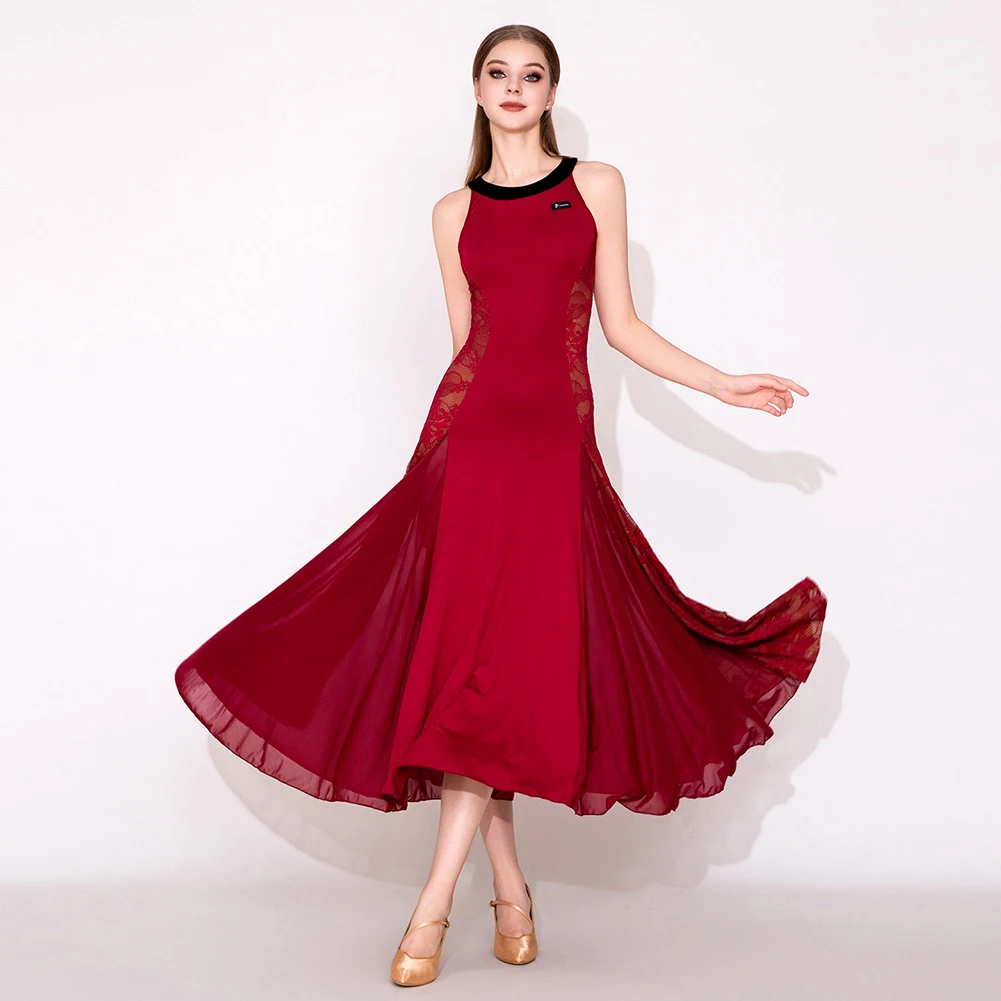 Prom Dress Velvet Crewneck Ballroom Wine Red Competition Dark Green Women's Clothing New Style Practice Dress Sleeveless Black
Prom Dress Velvet Crewneck Ballroom Wine Red Competition Dark Green Women's Clothing New Style Practice Dress Sleeveless Black