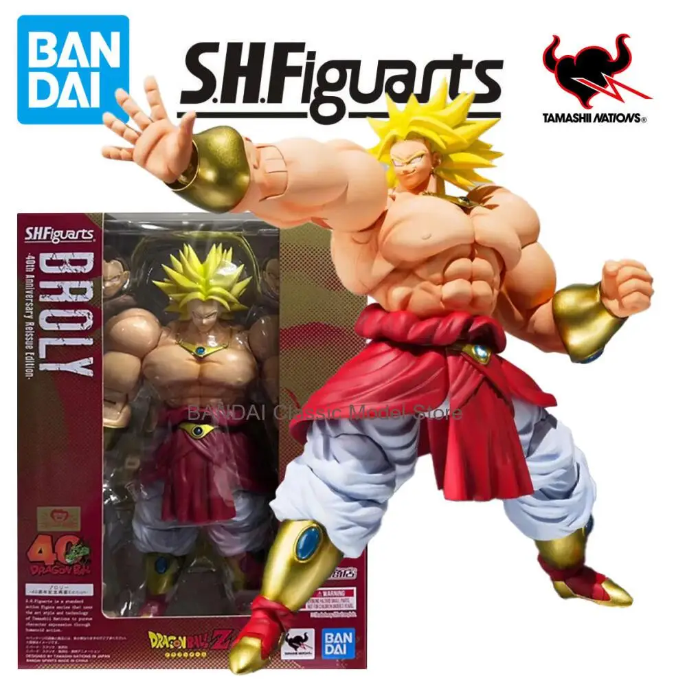 In Stock BANDAI Original Box S.H.Figuarts DRAGON BALL BROLY 40TH SHF Action Figure Model Toy Gift for Kids Foam Box Packaging
In Stock BANDAI Original Box S.H.Figuarts DRAGON BALL BROLY 40TH SHF Action Figure Model Toy Gift for Kids Foam Box Packaging