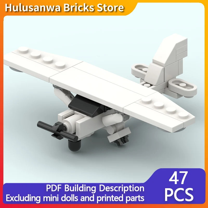 Small General-Purpose Aircraft Model MOC Building Bricks War Equipment Modular Technology Gifts Holiday Assemble Children Toys
Small General-Purpose Aircraft Model MOC Building Bricks War Equipment Modular Technology Gifts Holiday Assemble Children Toys