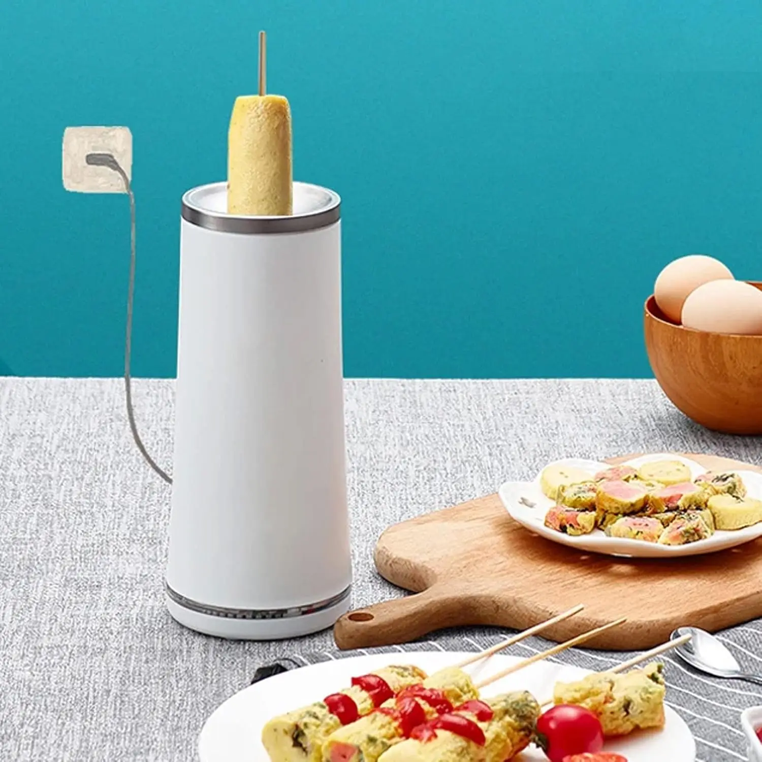 Automatic Egg Rolling Breakfast Machine, Boiler Omelette Cup Roll Machine, Durable Stainless Steel, Nonstick Egg Roll Maker, Mul
Automatic Egg Rolling Breakfast Machine, Boiler Omelette Cup Roll Machine, Durable Stainless Steel, Nonstick Egg Roll Maker, Mul