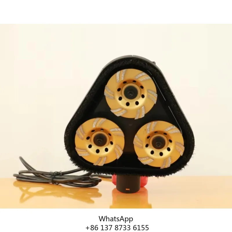 110V 220V 2.45kw Three Head Hand Sander Hand Grinder Trimming Machine Hand Held Floor Grinder Standing Grinder
110V 220V 2.45kw Three Head Hand Sander Hand Grinder Trimming Machine Hand Held Floor Grinder Standing Grinder