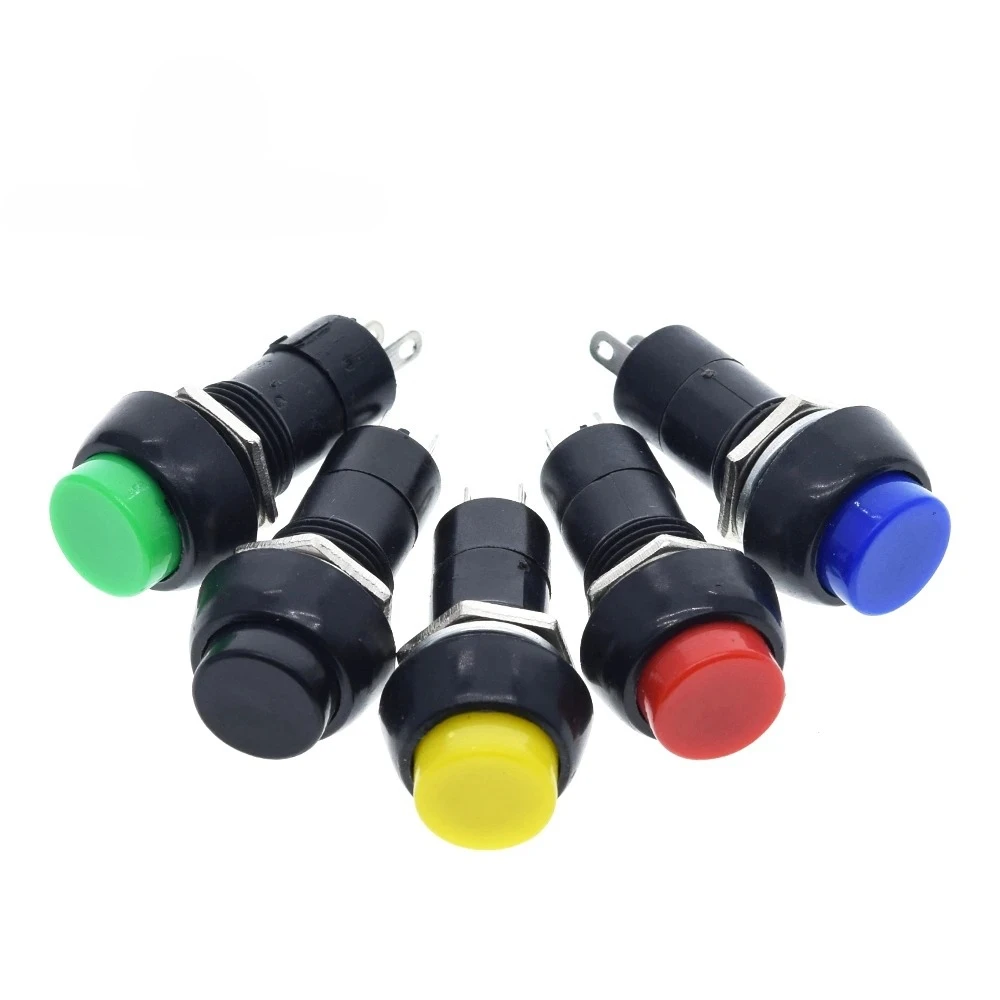 1 package=5 PBS-11B 2PIN 12mm unlocked self-locking switch buttons for momentary switching
1 package=5 PBS-11B 2PIN 12mm unlocked self-locking switch buttons for momentary switching