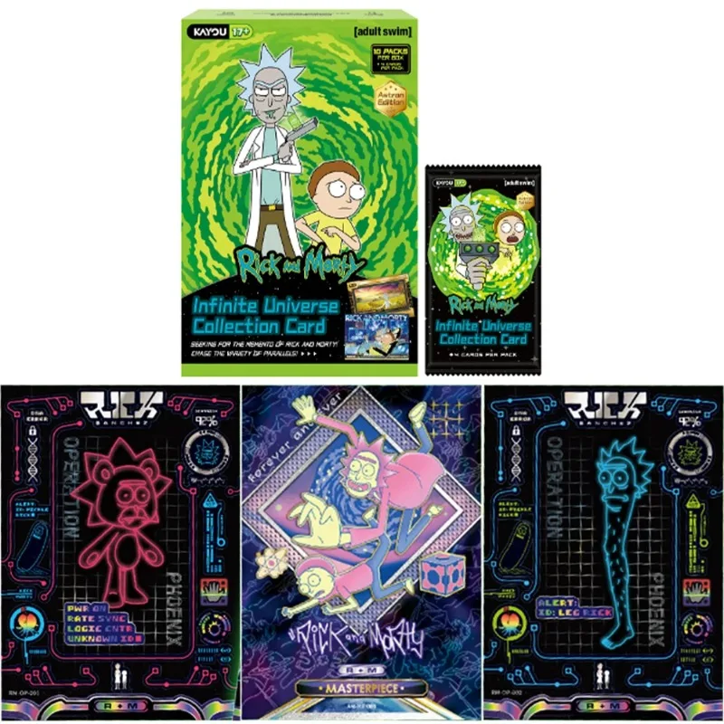 KAYOU Genuine Rick and Morty Infinite Universe Starry Pack Classic Rick Image Collection Card Toys Gifts
KAYOU Genuine Rick and Morty Infinite Universe Starry Pack Classic Rick Image Collection Card Toys Gifts