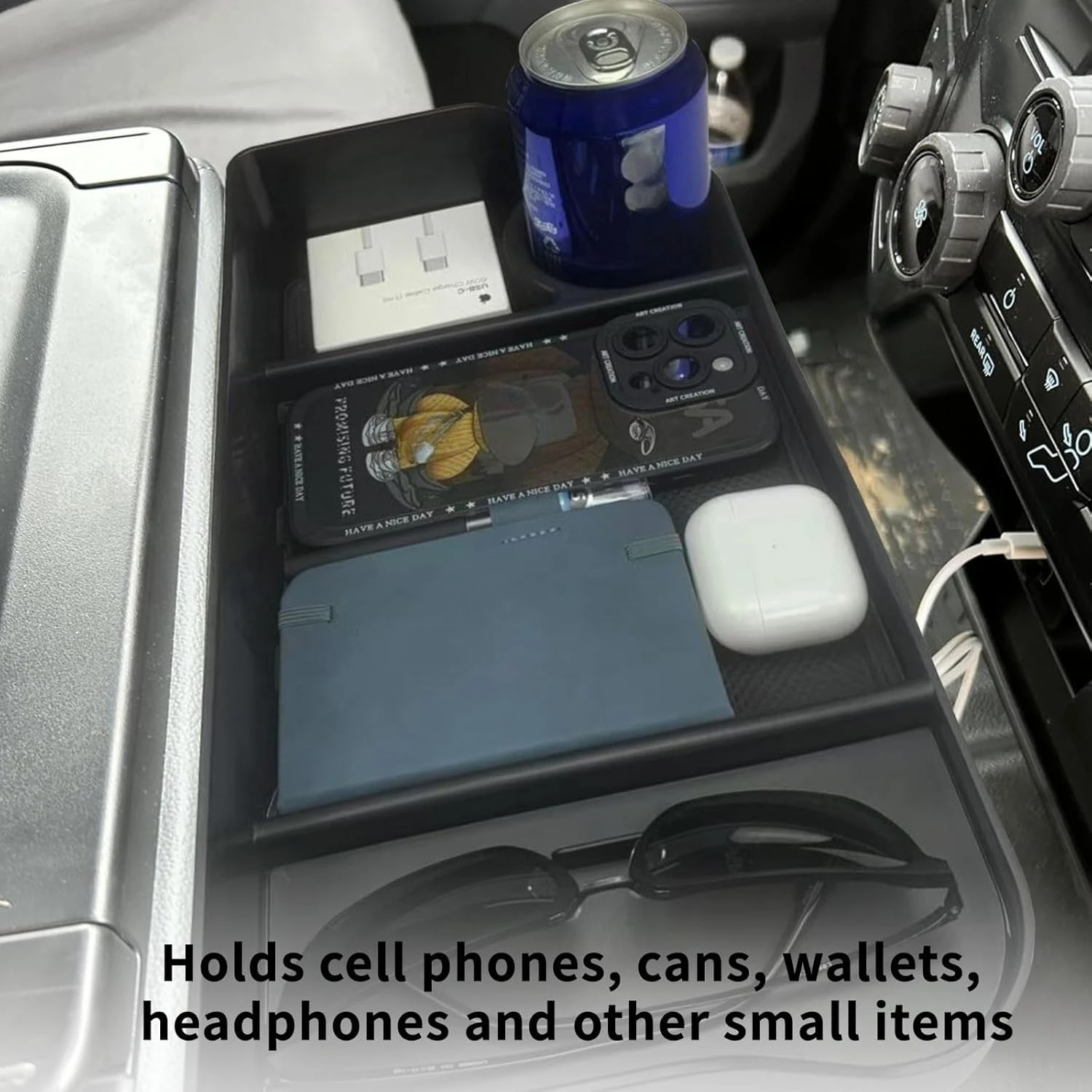 Center Console Seat Headrest Organizer for 2011-2024 2025 Ford F150 F250 F350 F450 F550 F650 Accessories Storage Armrest Tray
Center Console Seat Headrest Organizer for 2011-2024 2025 Ford F150 F250 F350 F450 F550 F650 Accessories Storage Armrest Tray