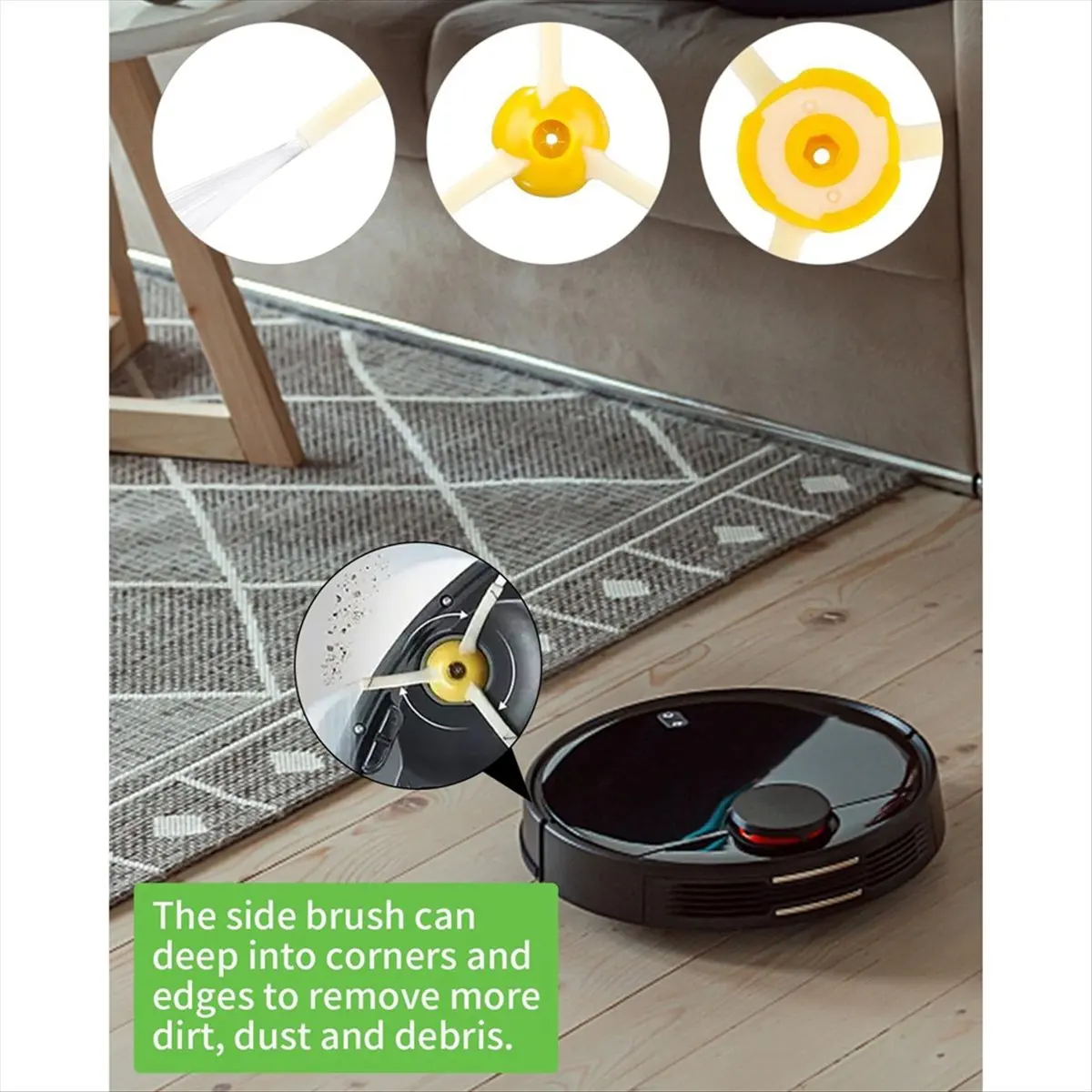 Запчасти EAS для робота-пылесоса iRobot Roomba 860 865 870 880 896 960 966 971 976 980 981: основная и боковые щетки, HEPA-фильтр
Запчасти EAS для робота-пылесоса iRobot Roomba 860 865 870 880 896 960 966 971 976 980 981: основная и боковые щетки, HEPA-фильтр