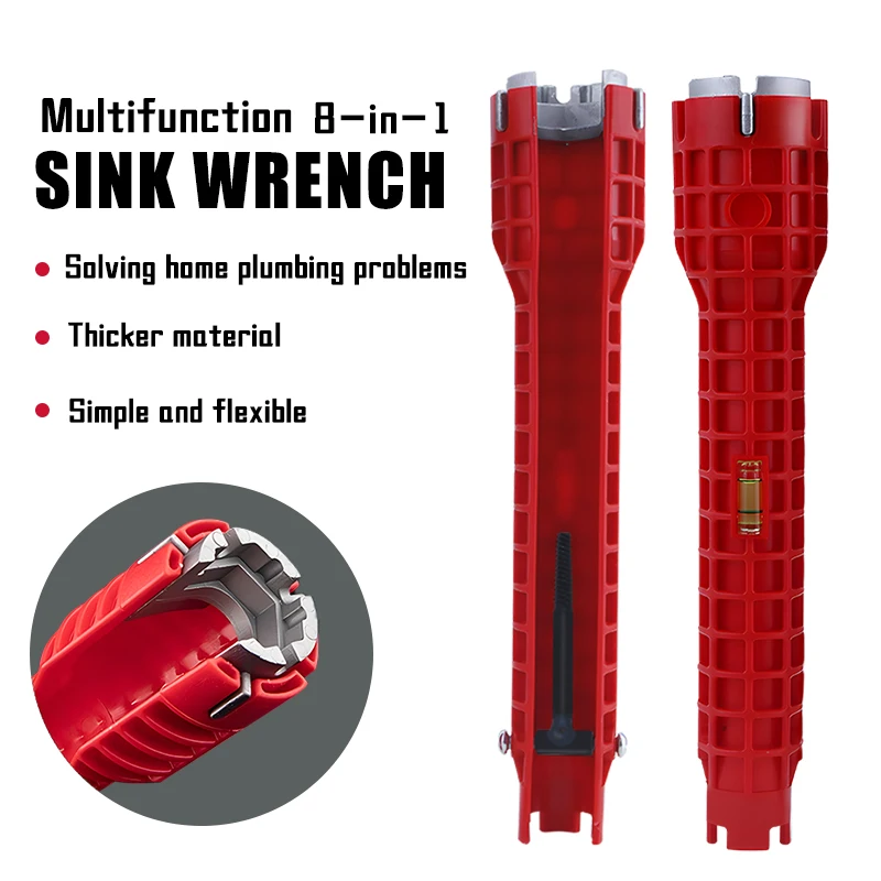 Faucet Sink Wrench Multi Key Flume Magic Wrench Plumbing Tools Multi-purpose Wrench Plumbing Removal Installation Wrench Set
Faucet Sink Wrench Multi Key Flume Magic Wrench Plumbing Tools Multi-purpose Wrench Plumbing Removal Installation Wrench Set