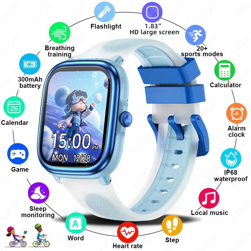 LIGE Games Smartwatch 2026 New Child Gift for Boys Girls HD Touch Screen Kids Smartwatch Music Sports Watch Children Smart Watch
LIGE Games Smartwatch 2026 New Child Gift for Boys Girls HD Touch Screen Kids Smartwatch Music Sports Watch Children Smart Watch