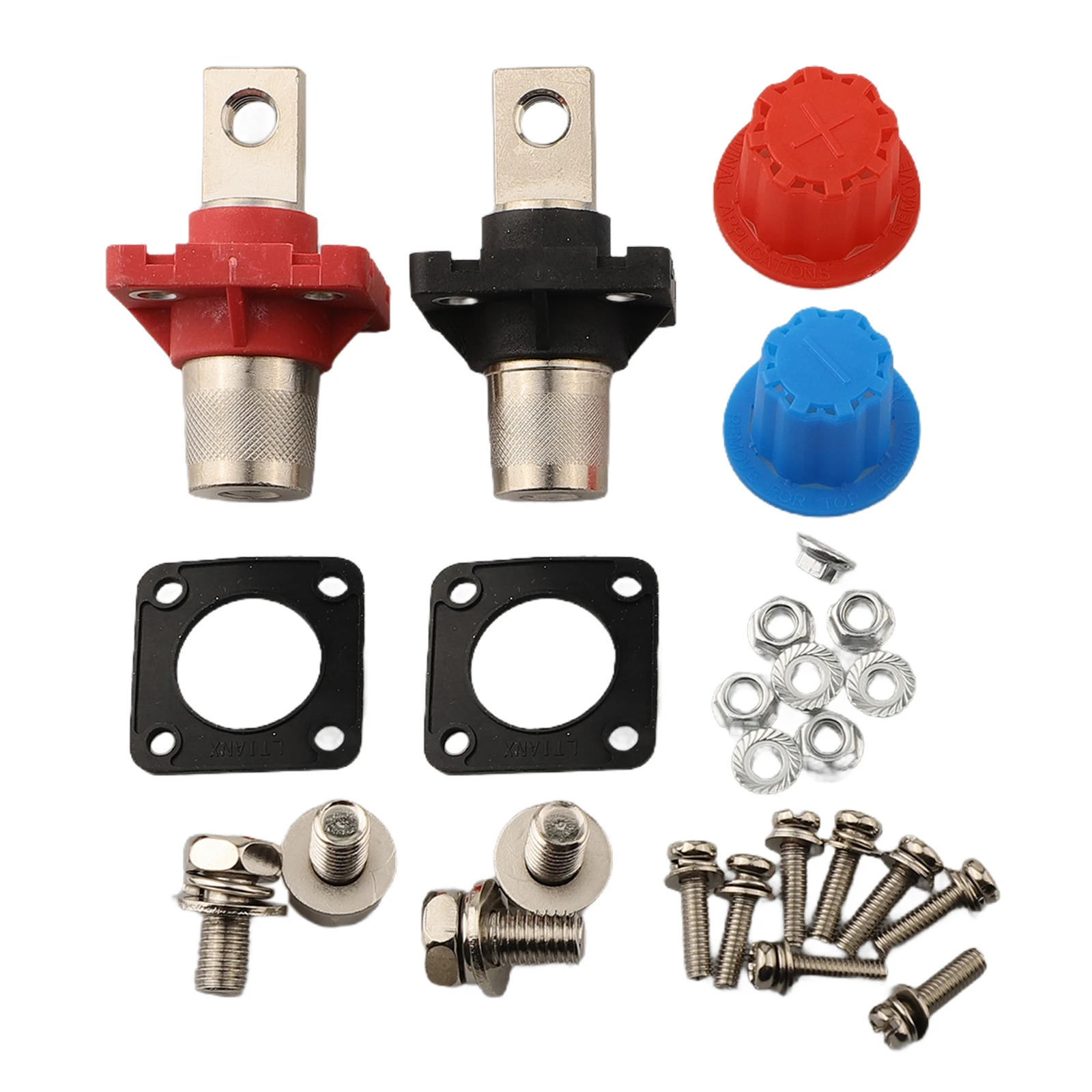 2pcs Energy Storage Connector 250A High Current Lithium Battery Terminal Block For Energy Lithium Battery Cabinets
2pcs Energy Storage Connector 250A High Current Lithium Battery Terminal Block For Energy Lithium Battery Cabinets