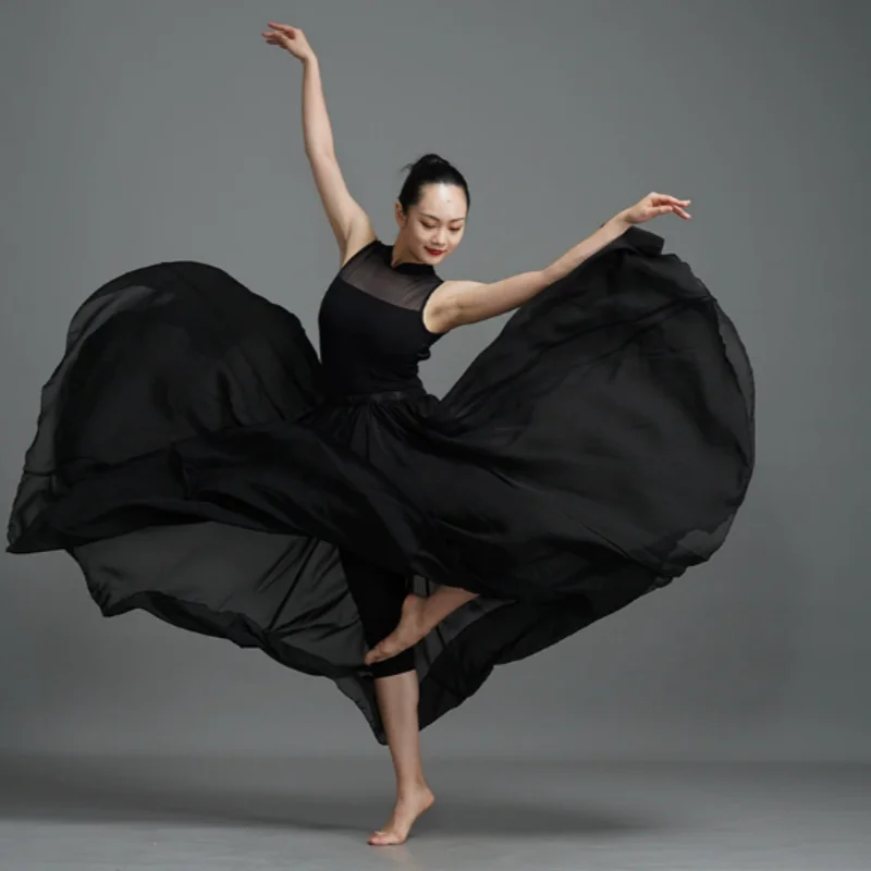 Classical Dance Skirts for Women Ballet Skirts Long Chiffon Dance Skirt Long Dress Stage Dancewear Elastic Dresses for Dancing
Classical Dance Skirts for Women Ballet Skirts Long Chiffon Dance Skirt Long Dress Stage Dancewear Elastic Dresses for Dancing