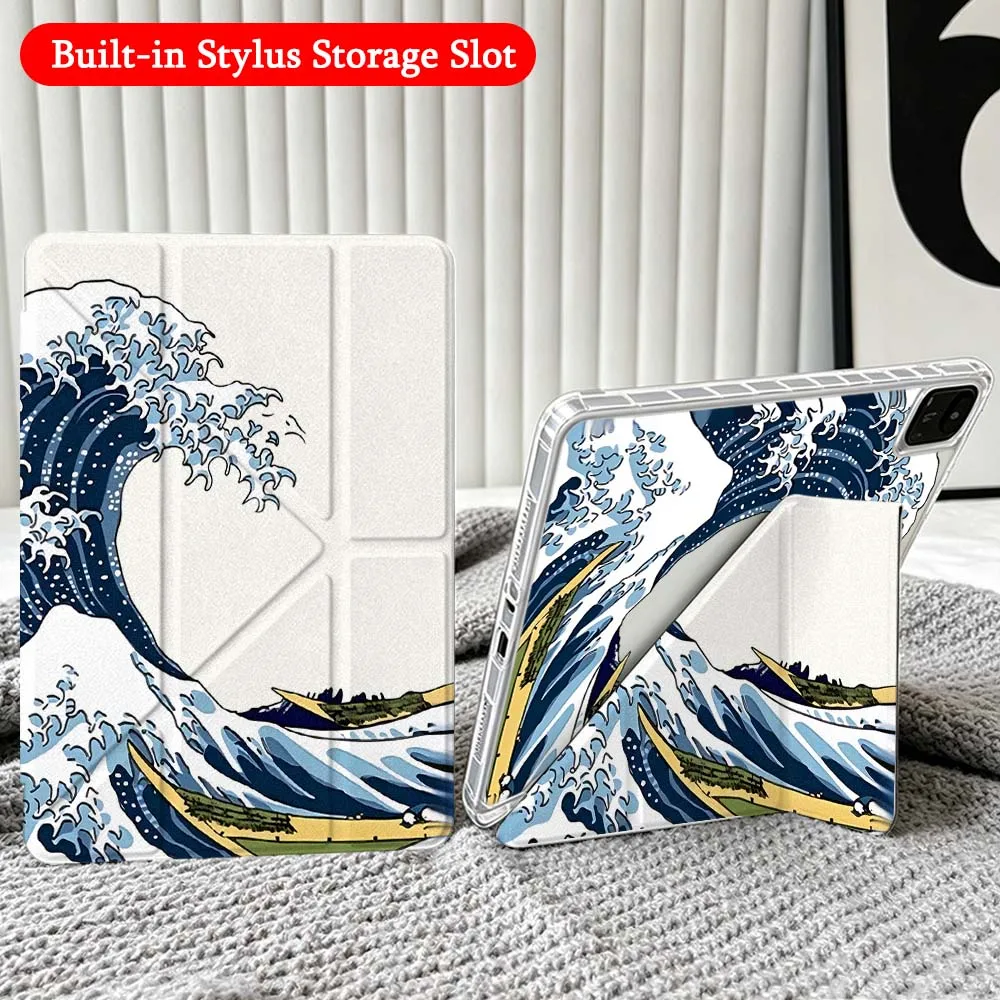 Great Wave Cartoon For Xiaomi Redmi Poco Pad 5 6 7 8 Pro SE 11 11.2 12.1 Inch Transparent Y-Shaped Folding Tablet Case
Great Wave Cartoon For Xiaomi Redmi Poco Pad 5 6 7 8 Pro SE 11 11.2 12.1 Inch Transparent Y-Shaped Folding Tablet Case