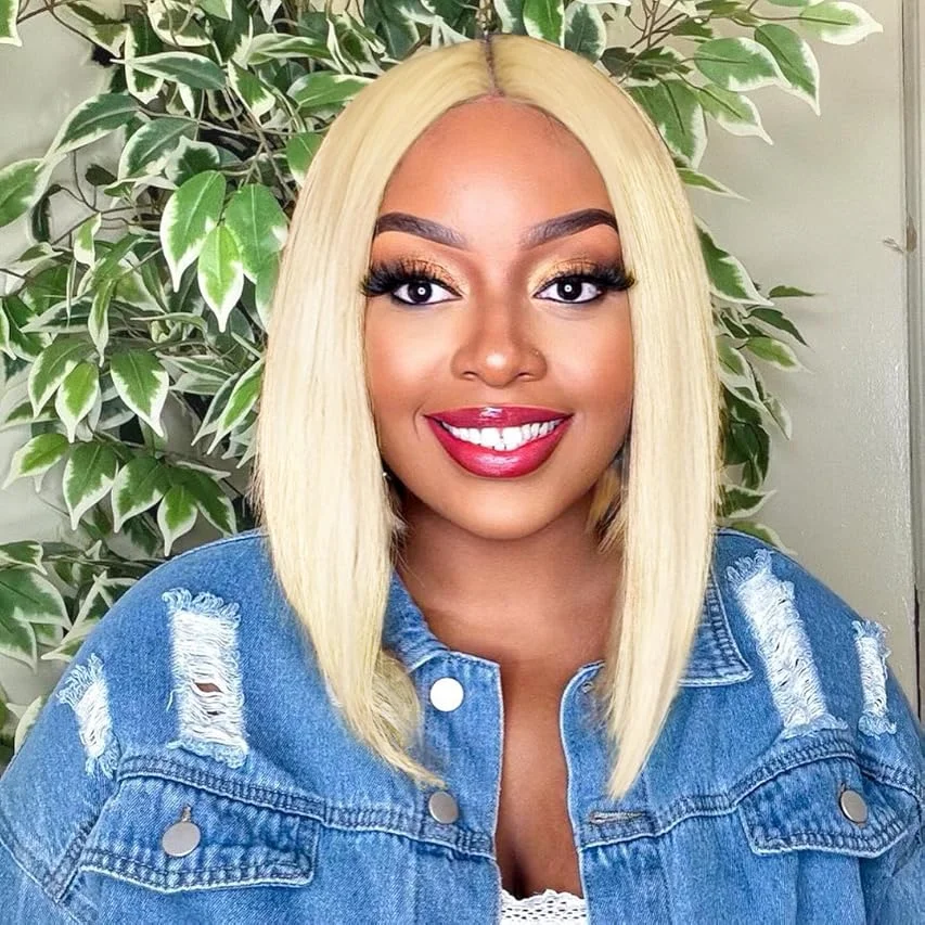 Blonde Wig Human Hair Bob 13X4 lace Front Bob Wig 613 Lace Front Wig Human Hair 200% Density Suitable for women to wear
Blonde Wig Human Hair Bob 13X4 lace Front Bob Wig 613 Lace Front Wig Human Hair 200% Density Suitable for women to wear